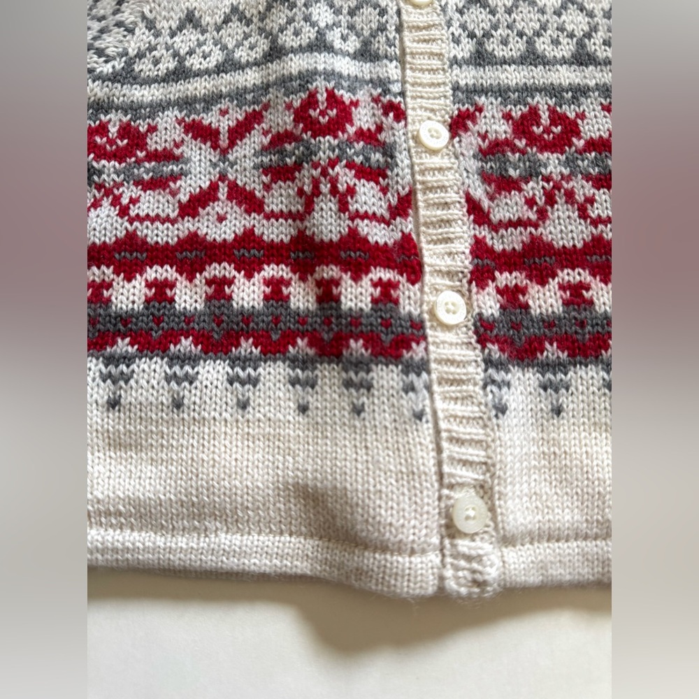 Baby GAP Cream Winter Knit Sweater - Picture 4 of 11